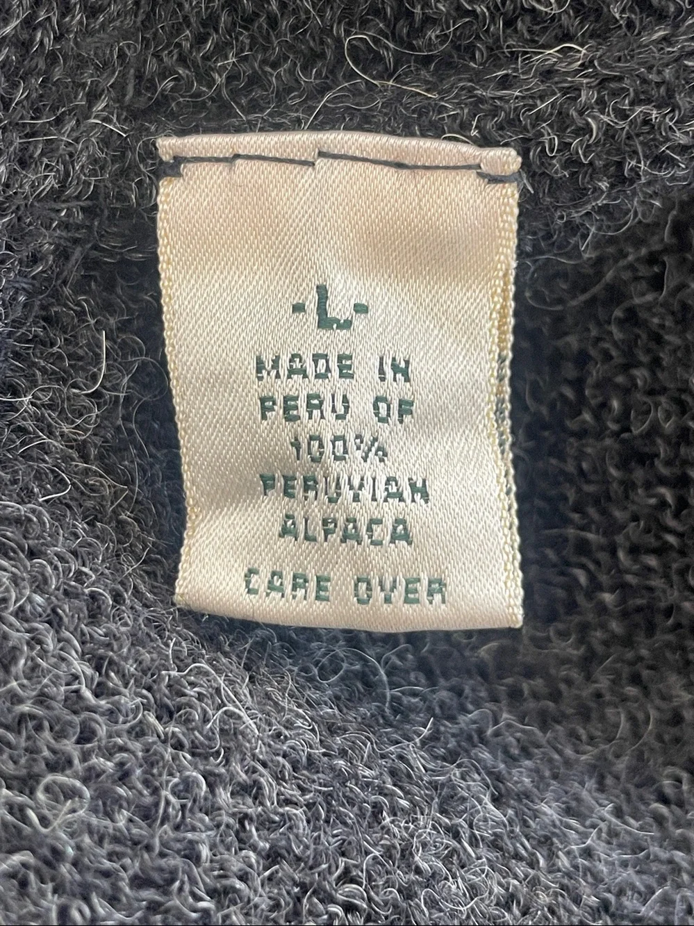 Vintage Fairway & Greene Button-Front Alpaca Sweater Classic V-Neck Vest.